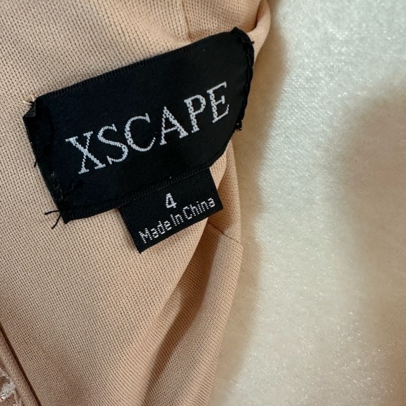 Xscape Lace and Tulle Mermaid Evening Gown - Picture 11 of 11